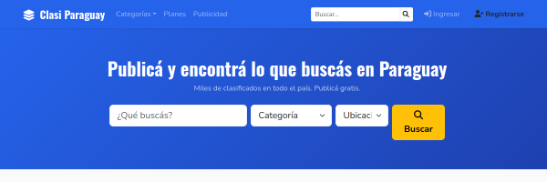 Clasificados de Paraguay